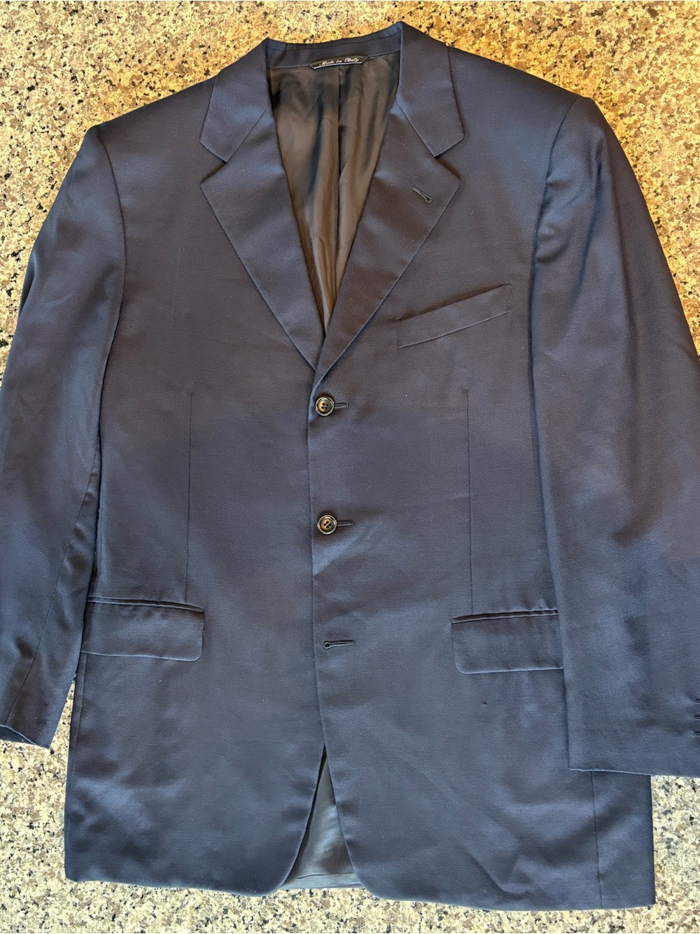 Canali Proposta Navy Wool Blazer Made in Italy 52R (42R)